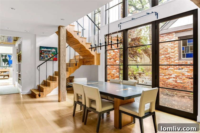 Modern primary suite in historic home