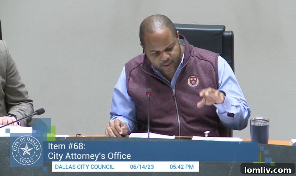 Johnson Vows Dallas Property Tax Cut Before August Budget Hearings 2 Dallas skyline at sunset, symbolizing a city striving for progress.