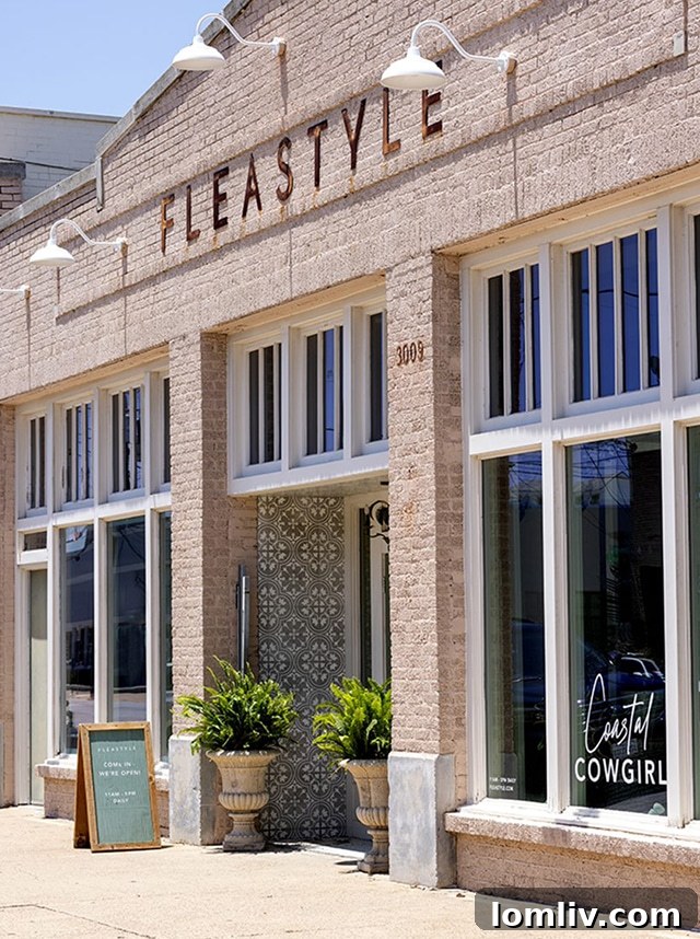 Flea Style's flagship store in Deep Ellum, Dallas, reflecting Brittany Cobb's vision.