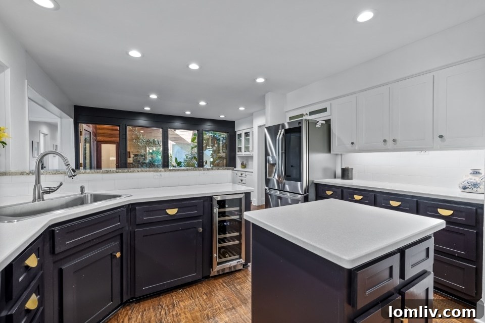 Well-Appointed Interior Featuring Refinished Hardwoods