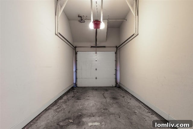 The private garage entrance for 3300 West 7th #301, a highly sought-after feature for urban condo living.