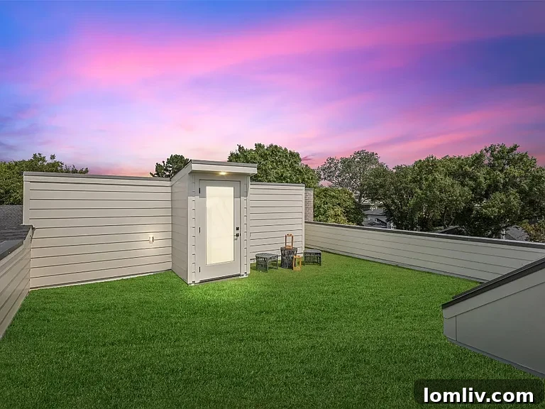 Expansive backyard with synthetic turf, illustrating ample space for a future pool and deck.