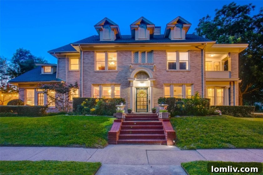 Winnetka Heights Landmark Marks 100 Years of Inspiring Innovation 2 Winnetka Heights Italian Renaissance Home