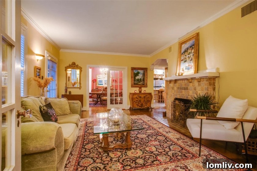 Winnetka Heights Landmark Marks 100 Years of Inspiring Innovation 4 Elegant interior of Winnetka Heights historic home