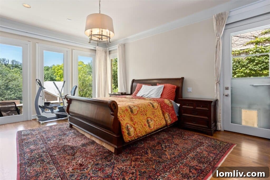 Dining area adjacent to the kitchen with access to atrium patio