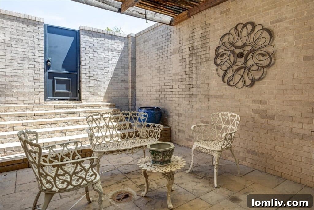 Kitchen details with stained cabinets and bronze hardware