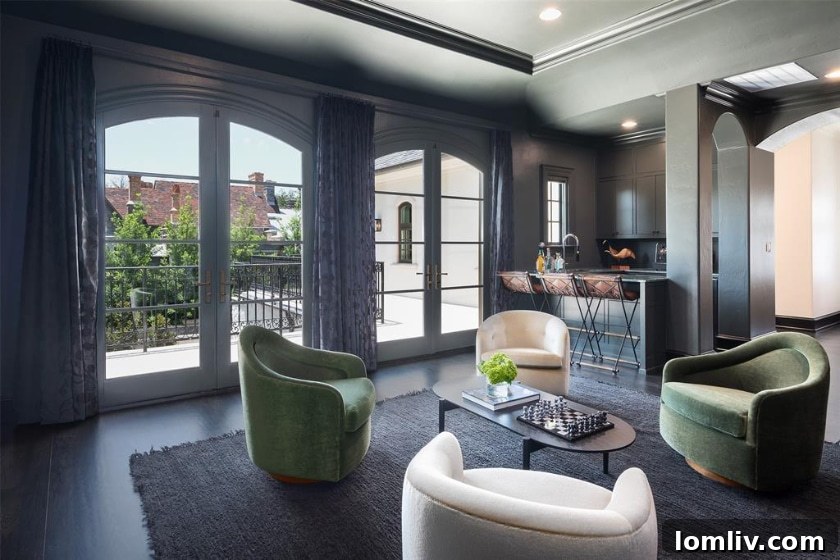 Highland Park Tudor Upstairs Lounge