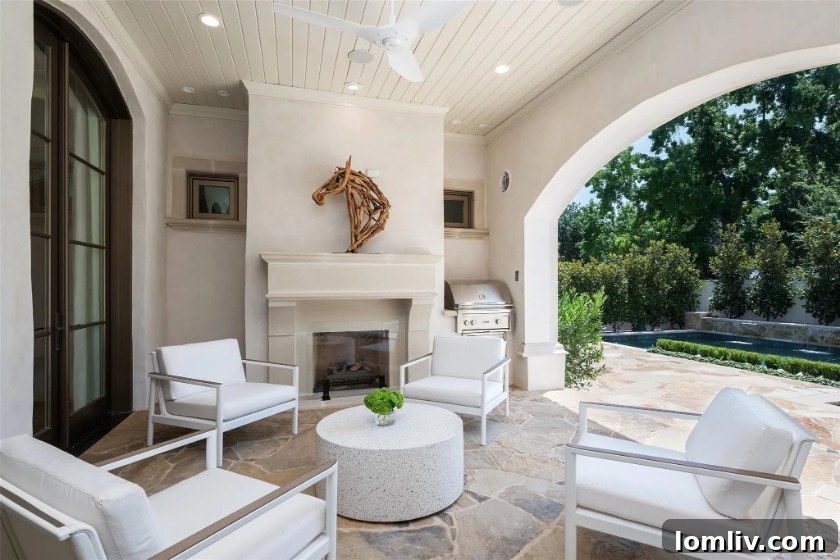 Highland Park Tudor Pool Area