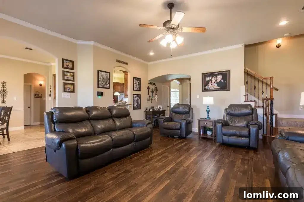 Modern kitchen with large island and high-end appliances at 7301 Granville Drive