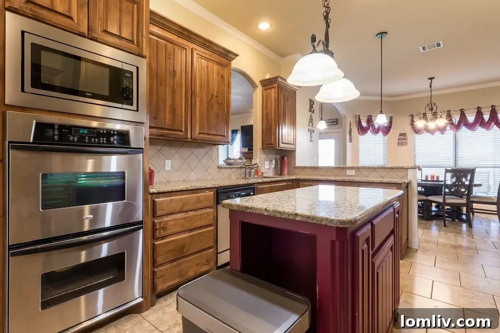 Elegant dining area with ample space for entertaining at 7301 Granville Drive