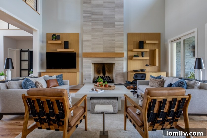 The Builder's Got the Structure. Who Handles the Style? 2 Modern home interior design with elegant furniture and decor