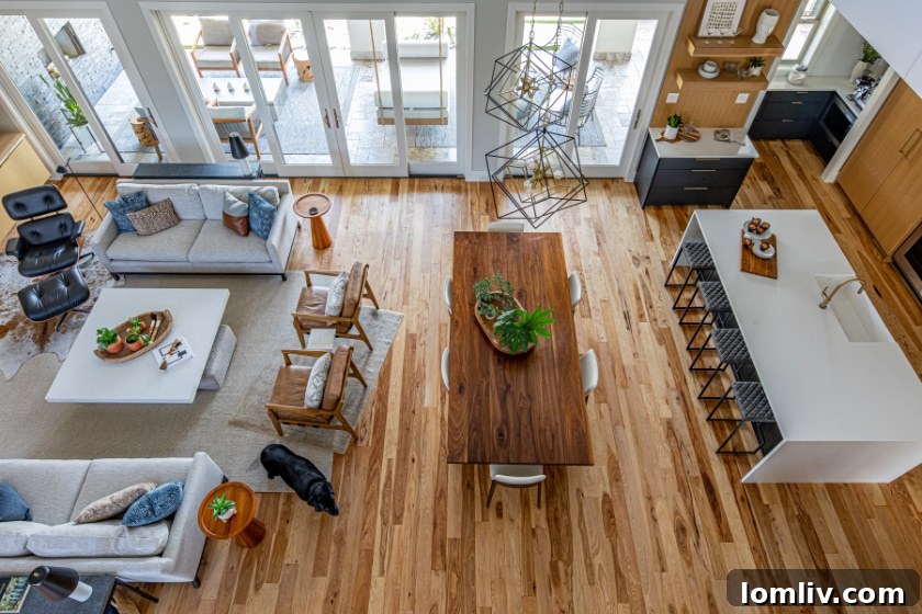 The Builder's Got the Structure. Who Handles the Style? 7 Beautifully designed modern living room with fireplace and comfortable seating