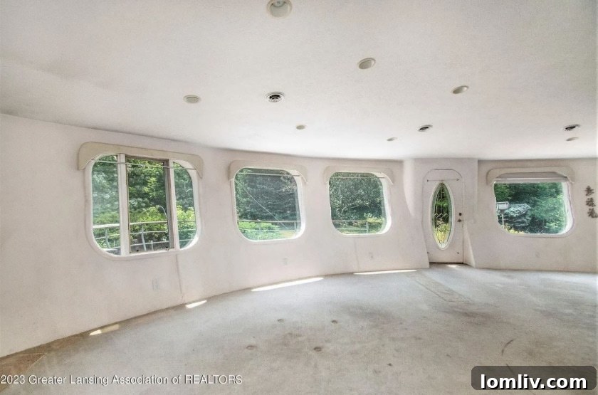 Stylish yet alien-inspired kitchen