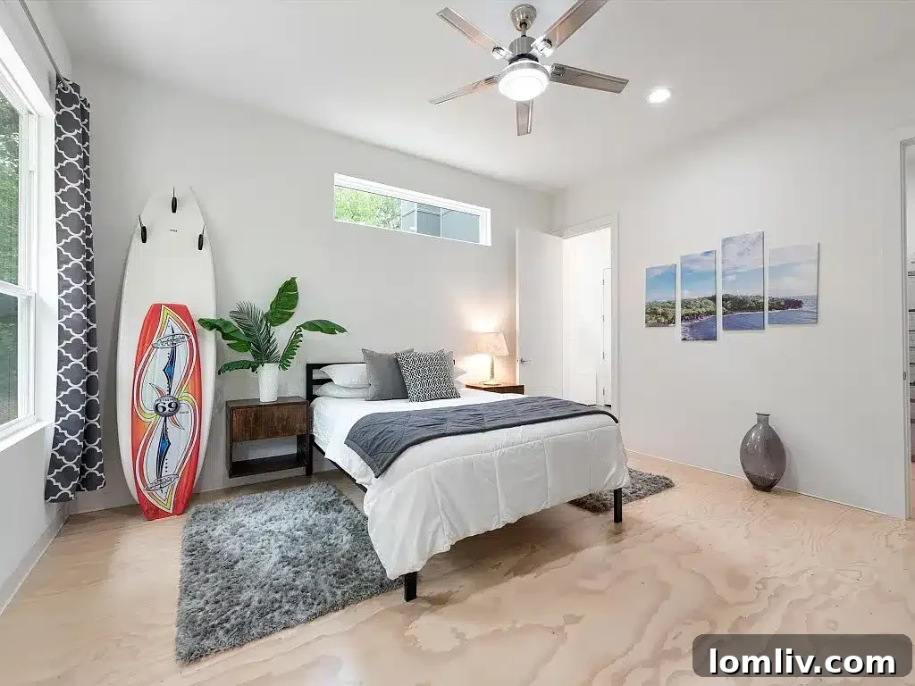 Keller's Beautiful Homes: The Epitome of Suburban Perfection 20 Architectural detail of the home's exterior at dusk