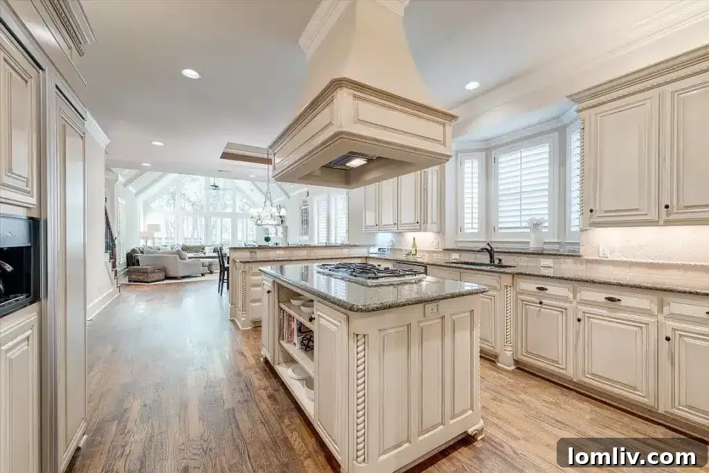 Keller's Beautiful Homes: The Epitome of Suburban Perfection 9 Dedicated home office or study with custom built-ins