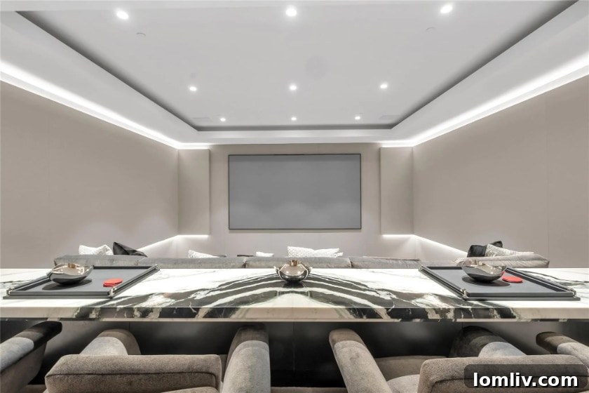 Full-Sized Indoor Basketball Court in the Luxury Compound