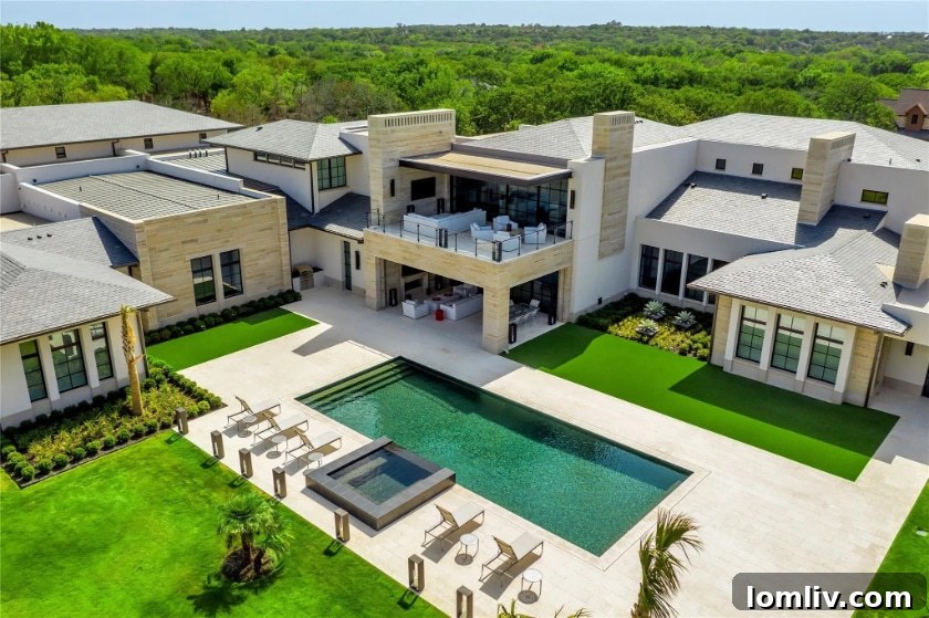 Resort-Style Swimming Pool and Outdoor Living Area