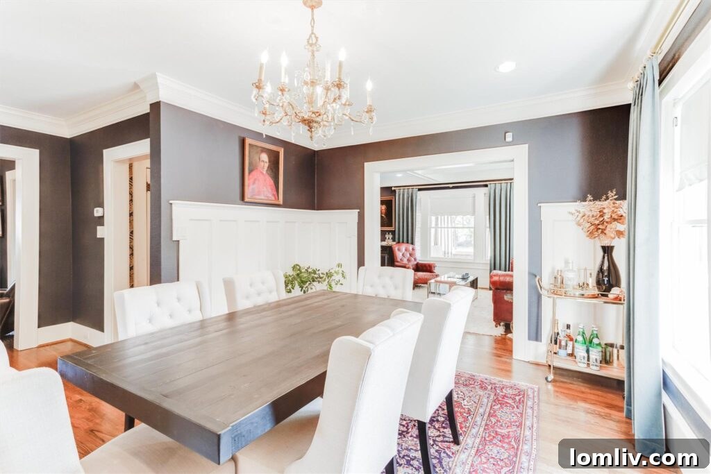Fort Worth Craftsman A Colorful Renovation Fueled by Love 5 Spacious kitchen with modern appliances and classic finishes in a renovated Ryan Place house