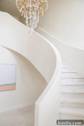 An opulent interior shot featuring elegant design and high ceilings