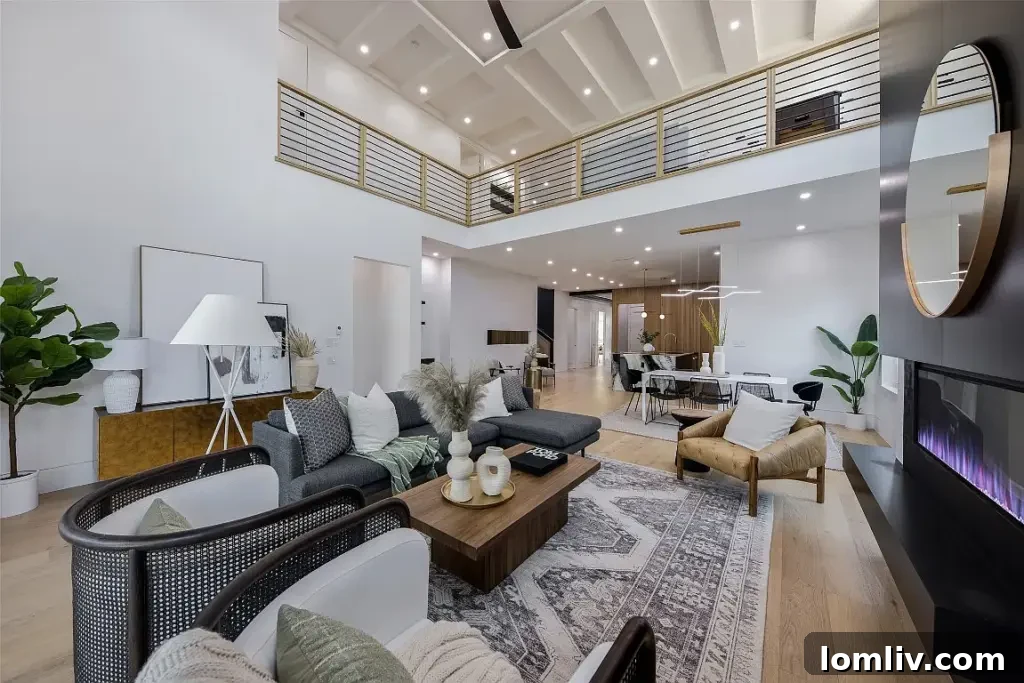 Modern contemporary home exterior with large windows and clean lines