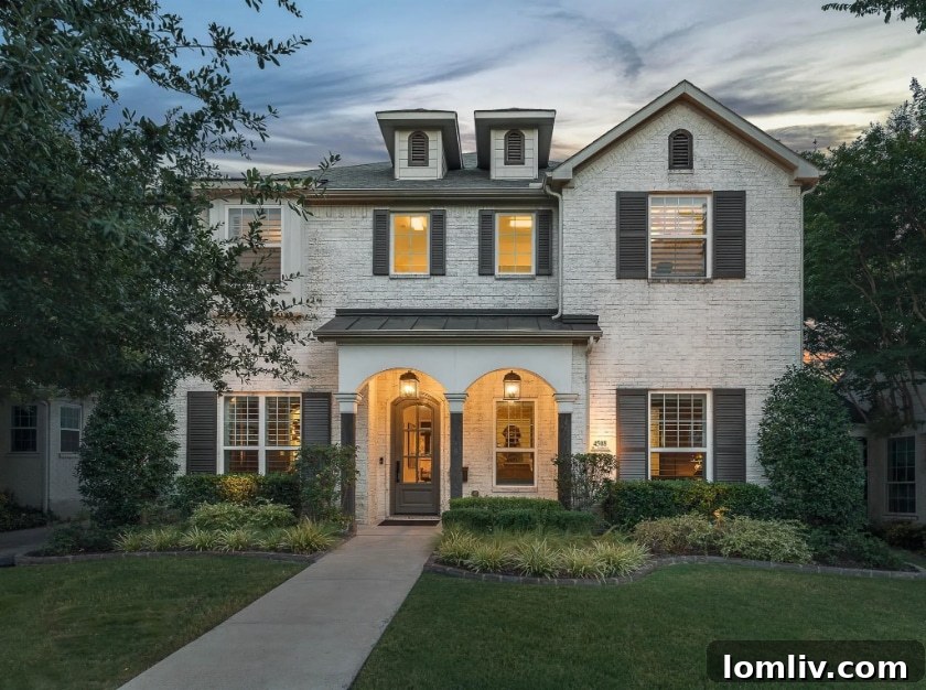 Briarwood luxury home exterior with spacious grounds