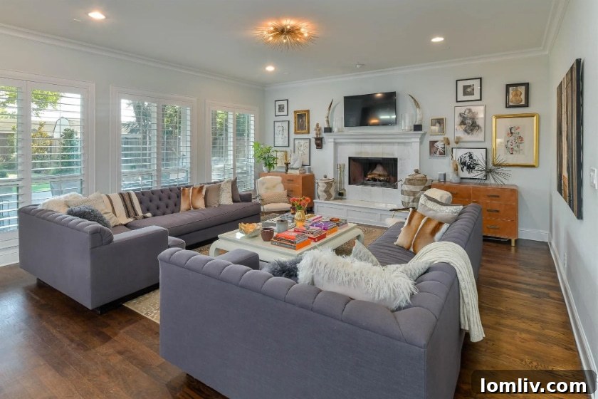 Elegant Briarwood living space with stylish furnishings