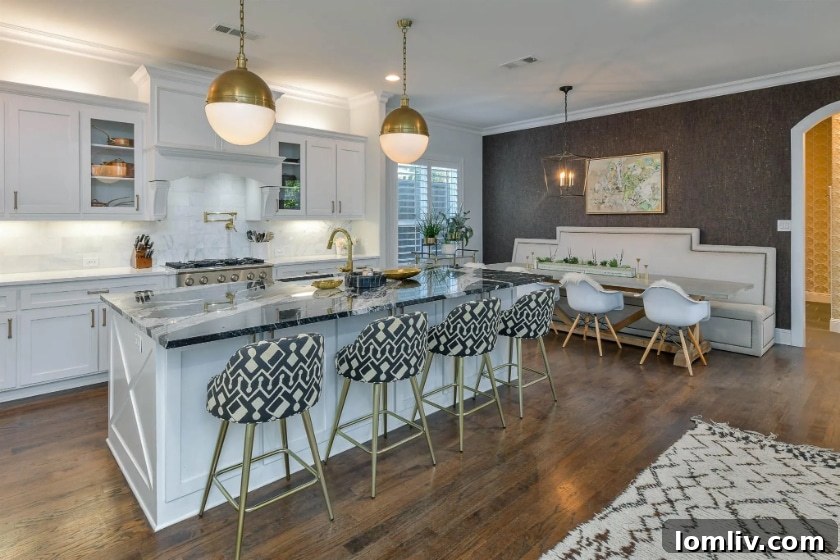Modern kitchen with luxurious finishes in Briarwood