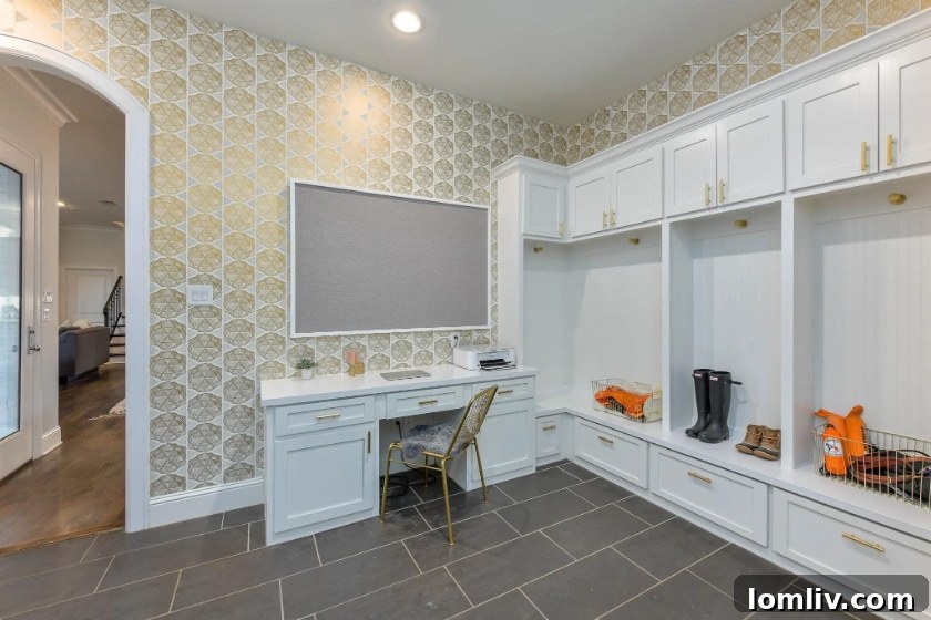 Luxurious bathroom with elegant tiling and fixtures in Briarwood