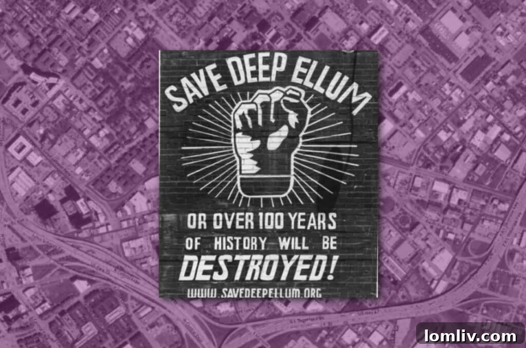 Historic Deep Ellum building facade