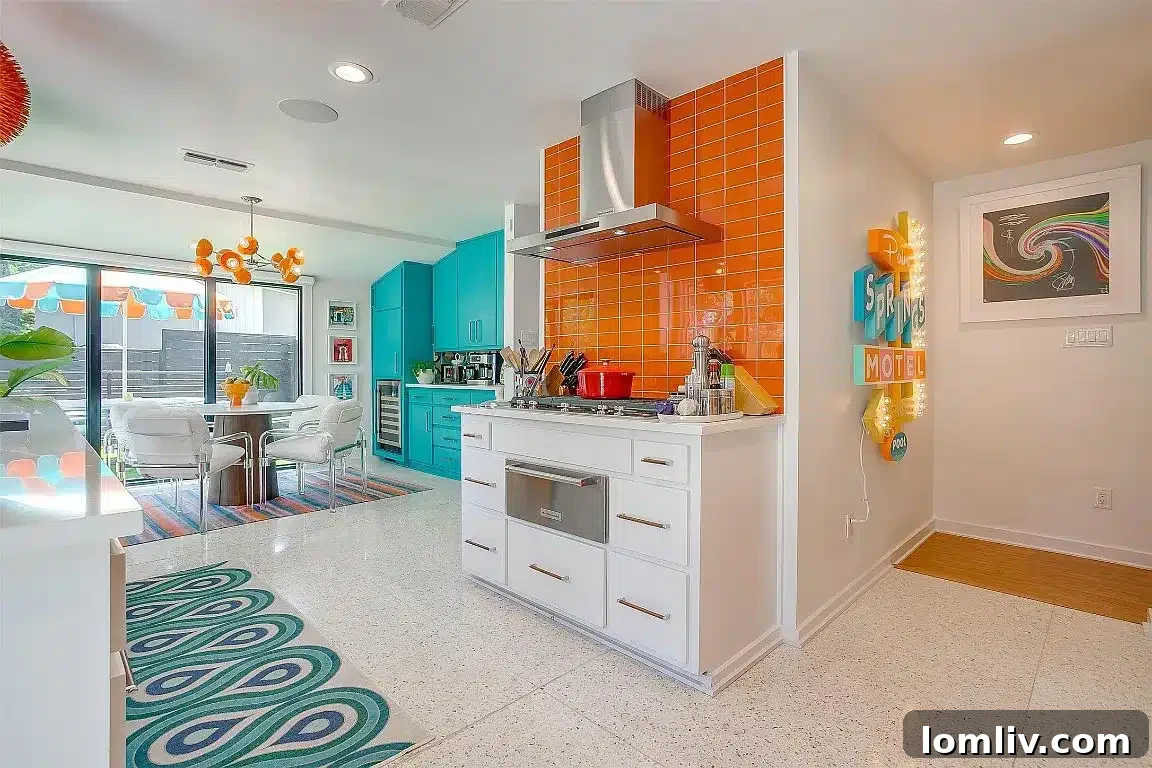 1950s Inspired Kitchen Fort Worth Midcentury Modern