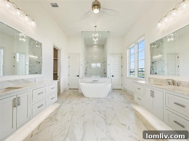 Rancho Ladera: Ample Room, Right Where You Need It 10 Luxurious primary bathroom with soaking tub and high-end finishes