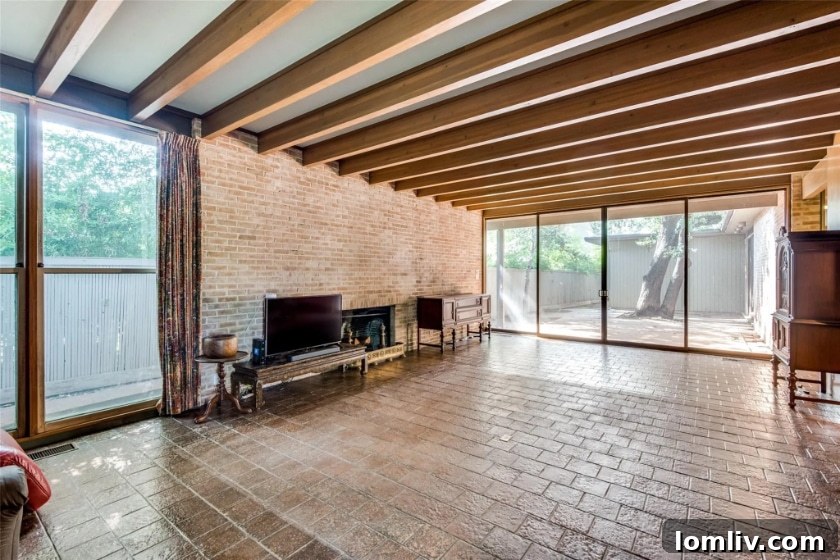 Modern living space in Scott Lyons designed home