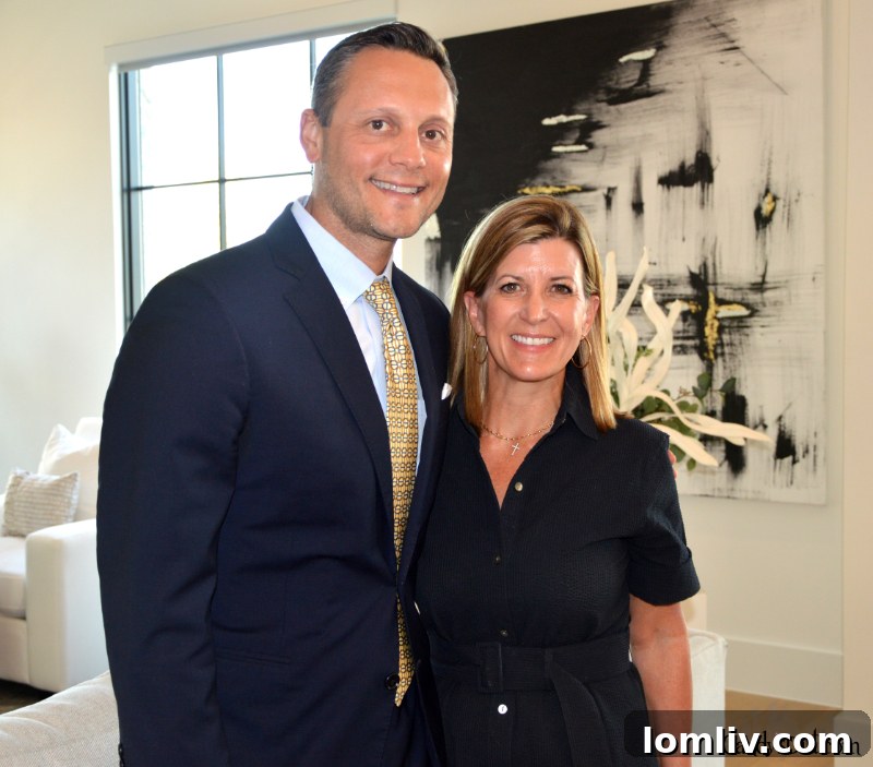 Panelist Scott Rooker and Emily Durante