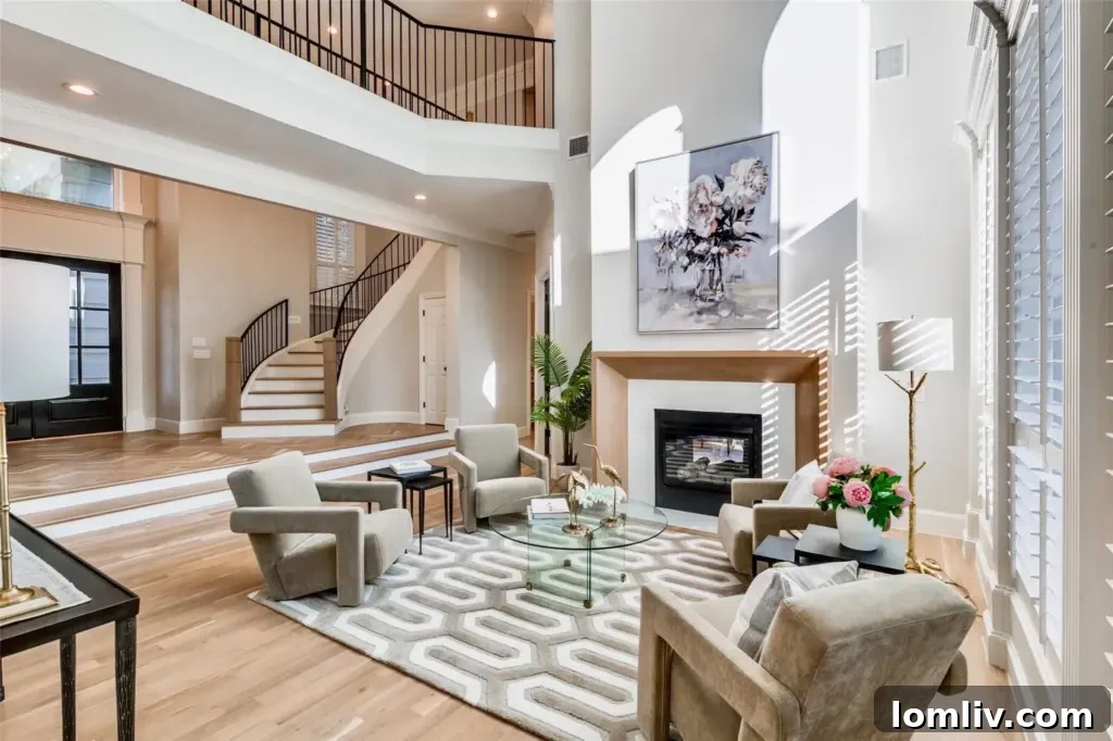 Exterior view of a beautifully remodeled luxury home at 1420 Bentley Court, Timarron, Southlake