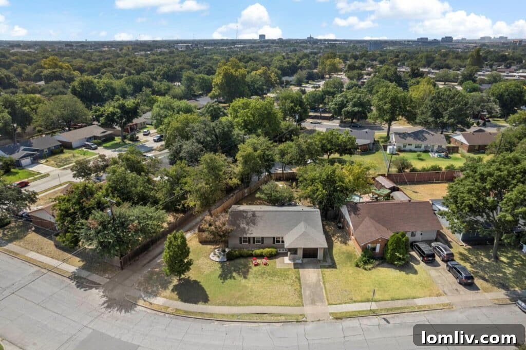 A view of the spacious primary bedroom, offering ample room for a seating area.