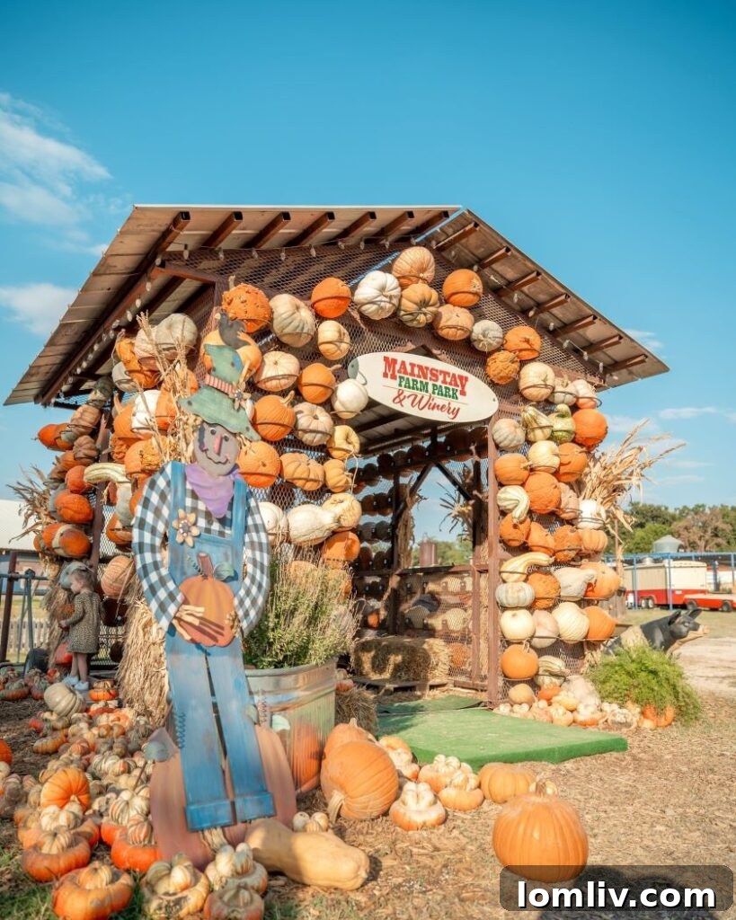 Scenic Entrance to Mainstay Farm Fall Festivities