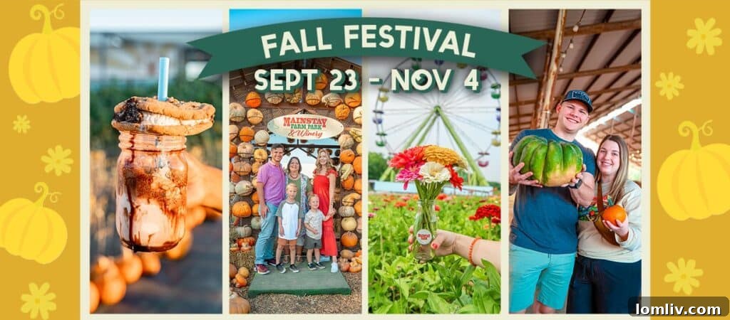 Family Fun at Mainstay Farm Fall Festival - Children playing on attractions