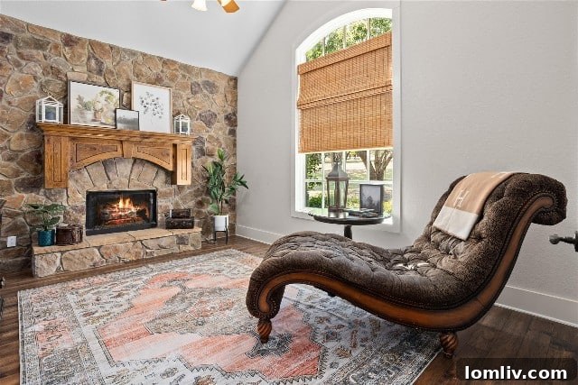 Cozy and private den in Cape Cod home