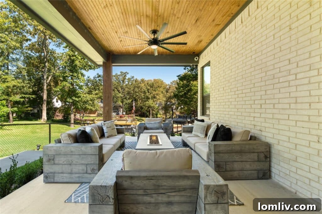 Elegant dining area blending seamlessly with the modern interior