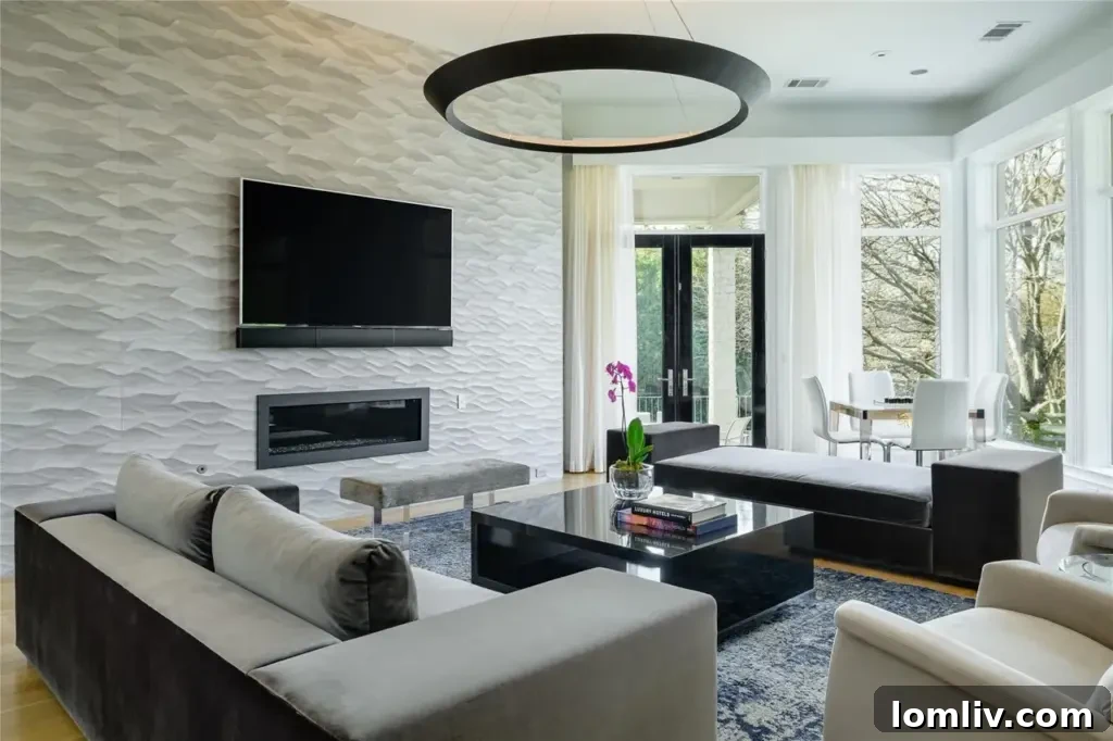 Modern kitchen with high-end appliances and ample counter space