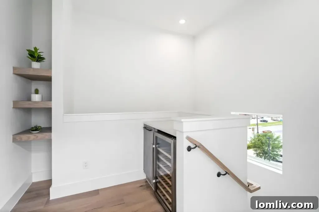 Luxurious primary bathroom with modern fixtures and walk-in shower