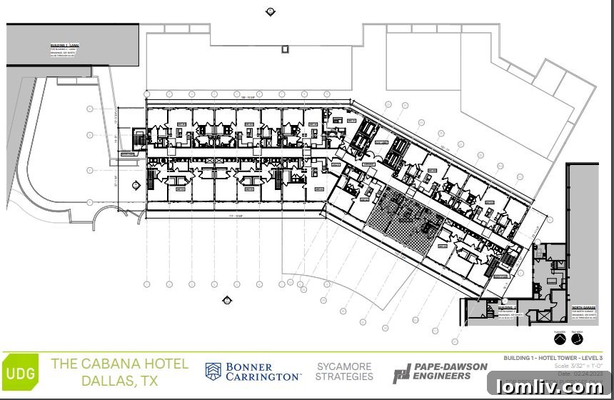 The existing structure of the Cabana Hotel awaiting redevelopment