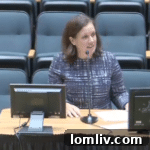 Jennifer Scripps smiling at the 'State of Downtown' event.