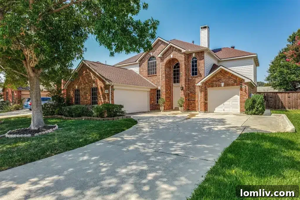 Exterior view of 3223 Newhaven Drive, a beautiful Highland Village home