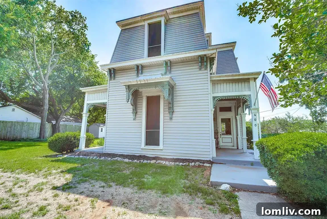 Pilot Point Historic Home Exterior