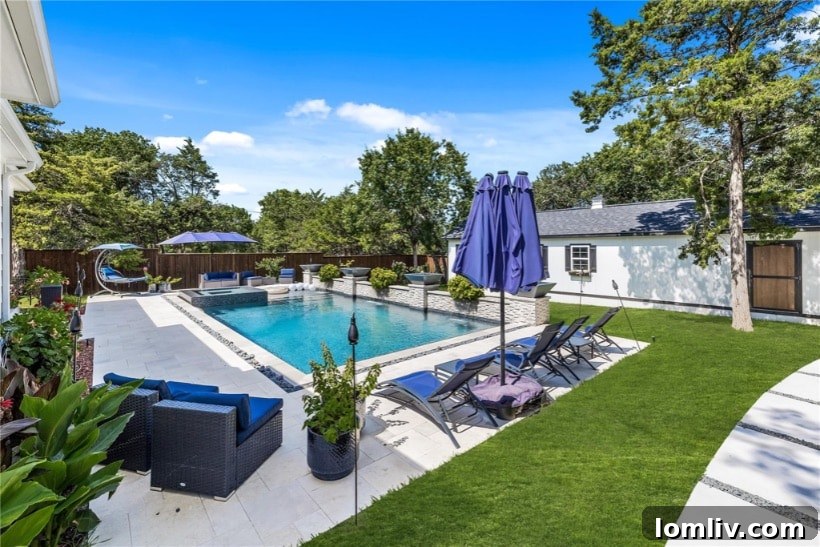 Elegant Living Room in Dallas Residence
