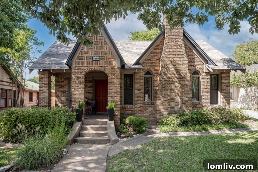 Three Words, Timeless Charm: This Hampton Hills Tudor Sold Instantly 2 Charming brick Tudor home in Hampton Hills, Oak Cliff