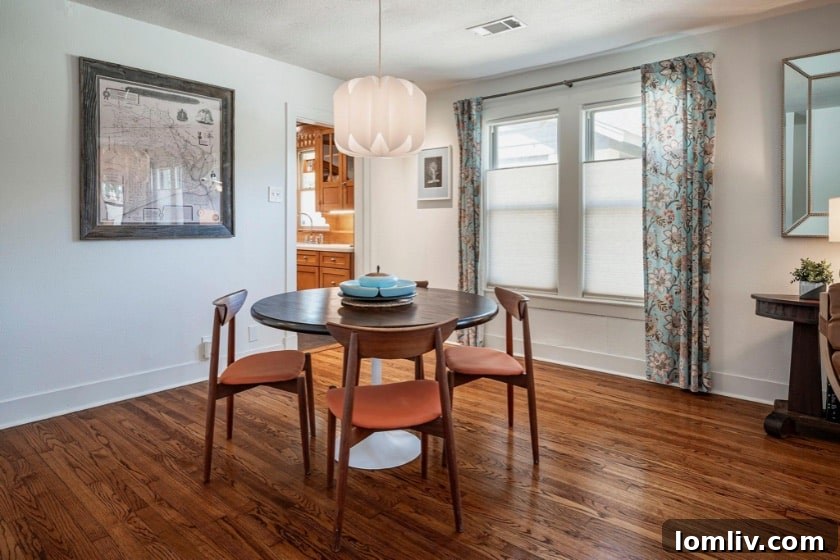 Three Words, Timeless Charm: This Hampton Hills Tudor Sold Instantly 4 Welcoming entryway of the Hampton Hills Tudor