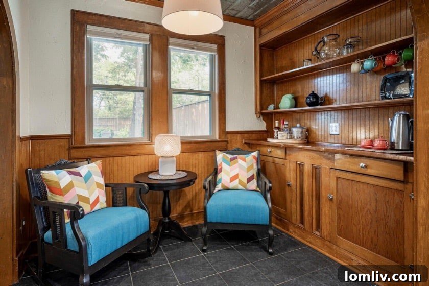 Three Words, Timeless Charm: This Hampton Hills Tudor Sold Instantly 6 Charming kitchen with original upper cabinets