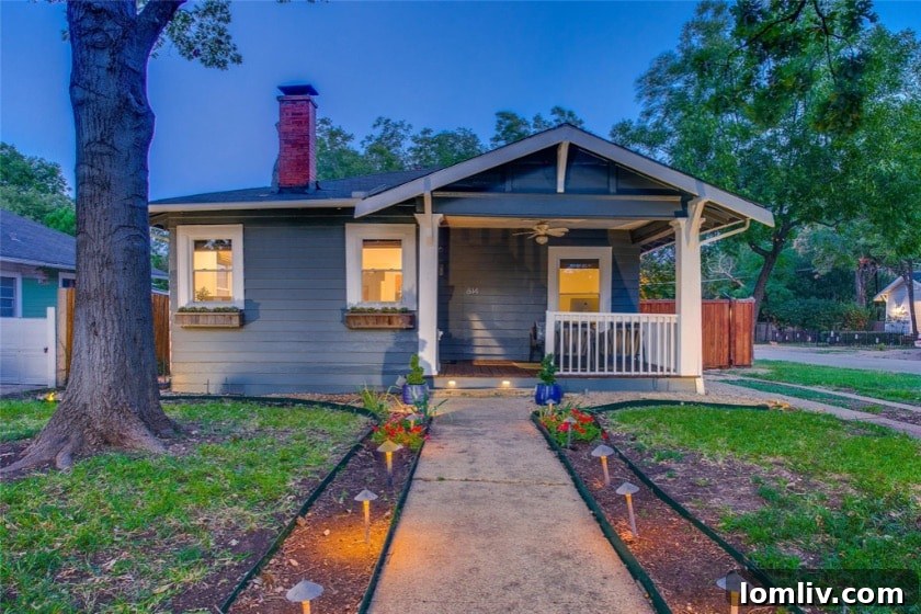 Exquisite Oak Cliff Craftsman Home Exterior